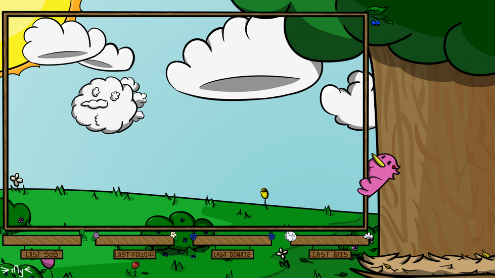 Background com molduras, para @Neidrocas na Twitch.