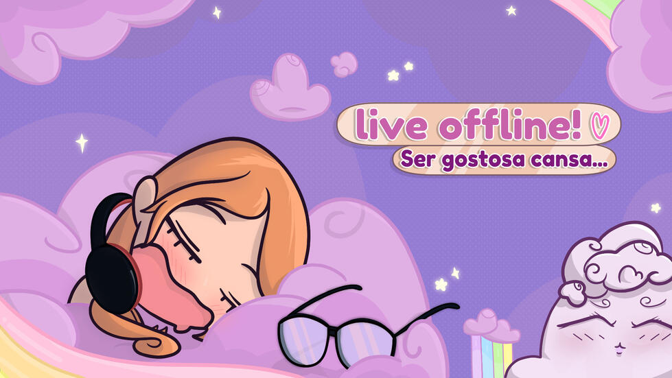 Tela de fim de live, para @Nonnekkk na Twitch.