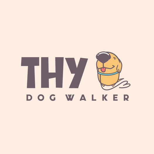 Logomarca para Dog Walker.